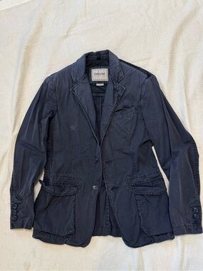 Geox Men's washed black Casual Blazer Jacket